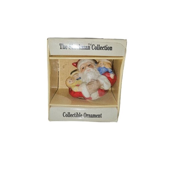 Vintage 1988 The Shackman Collection Santa Ornament - Picture 1 of 2